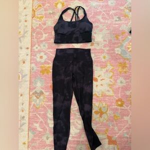 CRZ YOGA SET leggings and bra
Blue galaxy color